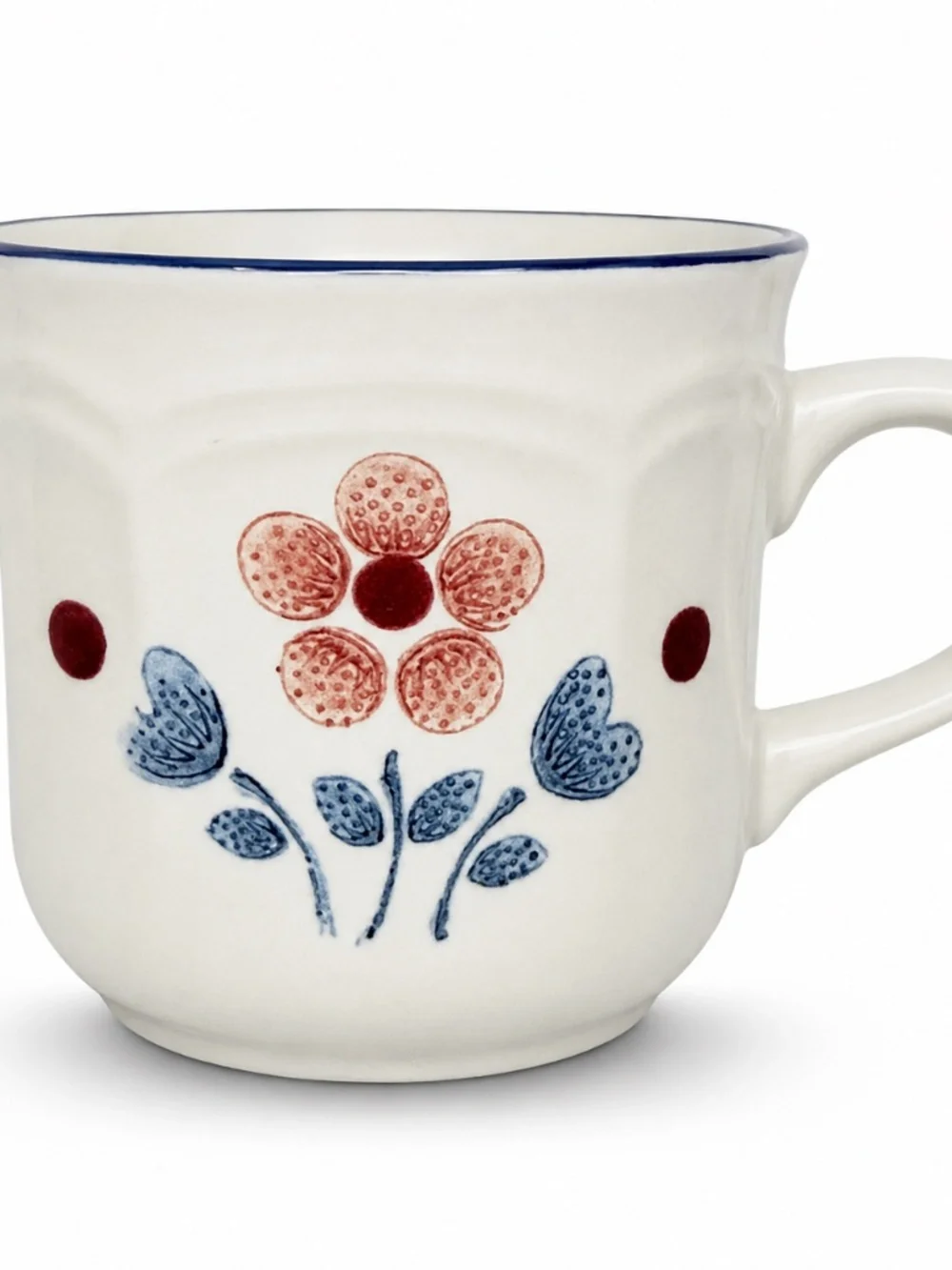 Vintage Hearthside Cumberland Brambleberry Stoneware Floral Coffee Mug Japan